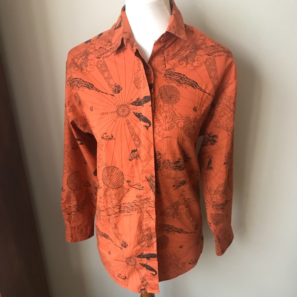 Diane Von Furstenberg button up shirt, sma…